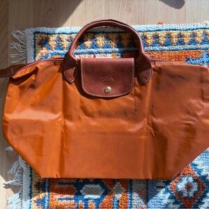 Longchamp Le Pliage M Tote Burnt Orange
